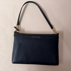 CALVIN KLEIN Blue Mini Woman’s Bag W/ Gold Hardware-Timeless Elegance✨